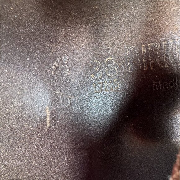 Birkenstock Milano Brown Suede Sandals Women’s 7 / EU 38 - Picture 3 of 4